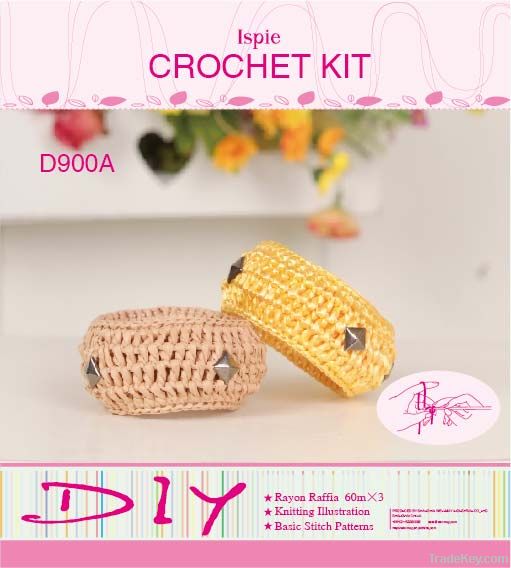 Raffia Crochet Kits---Bracelet