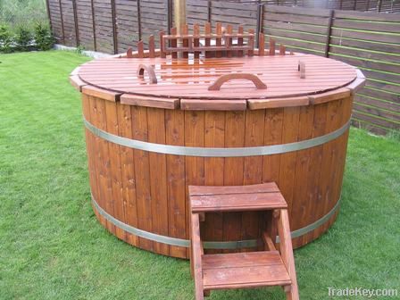 Wooden hot tubs