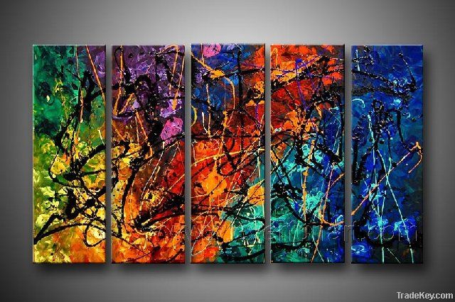 Abstract Painting on canvas