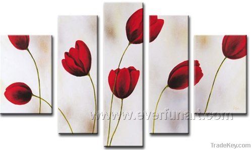 Decorative Flower Canvas Art