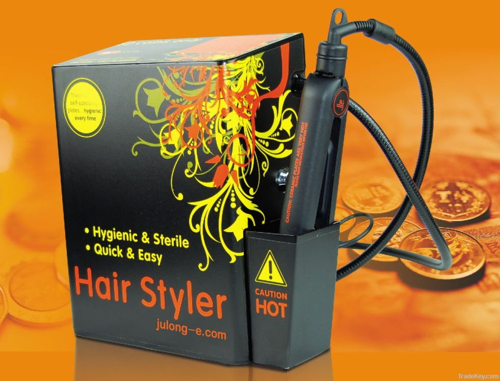 Hair straightener vending machine, Coin Operated Hair Straightener