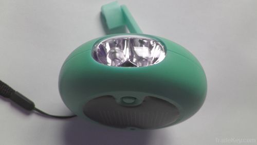 New product solar and hand crank led flashlight