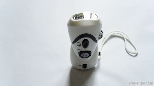 hand-winding charge flashlighte radio LT-2002