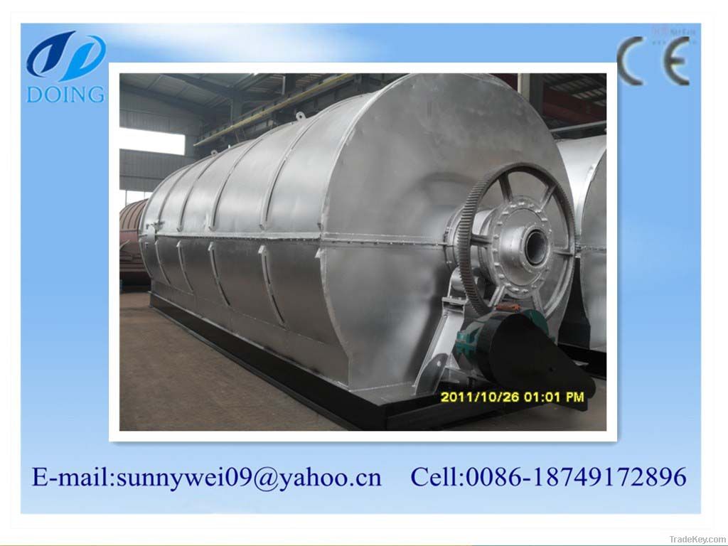 most popular 10t tyre recycling plant for oil