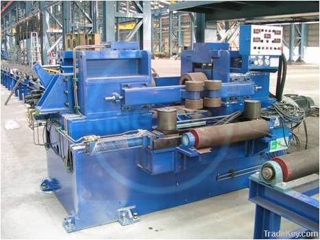 Hydraulic H-beam straightening equipment