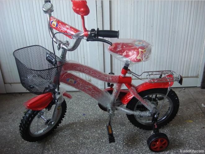 Attractive Style Children Bicycle Red Color
