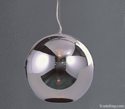 Chrome pendant lamp