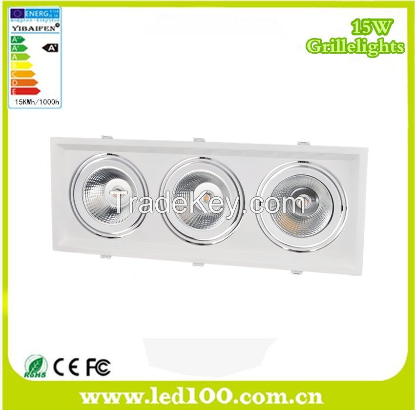 High power led grille light COB 15W spotlight AR111