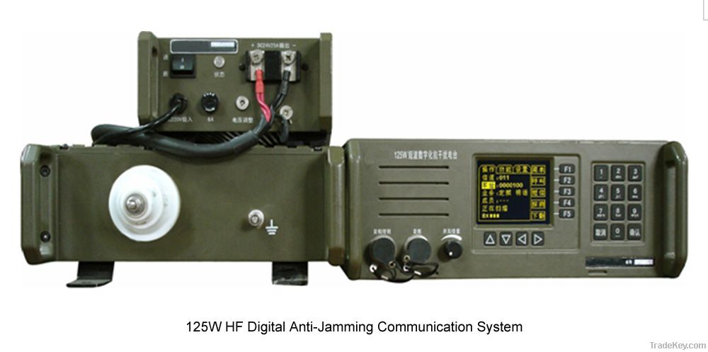 125W HF Digital Anti-Jamming Transceiver