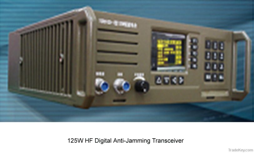 125W HF Digital Anti-Jamming Transceiver