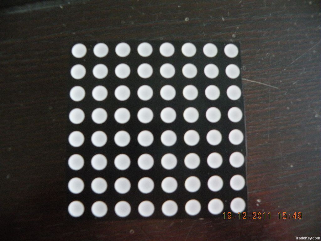 5mm 8*8 rgb led dot matrix display