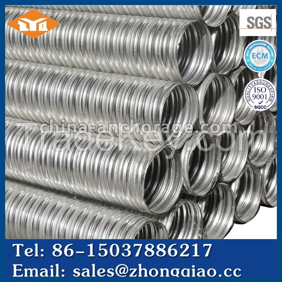 Prestressed Concrete Strand Spiral Corrugated Round and Flat Duct