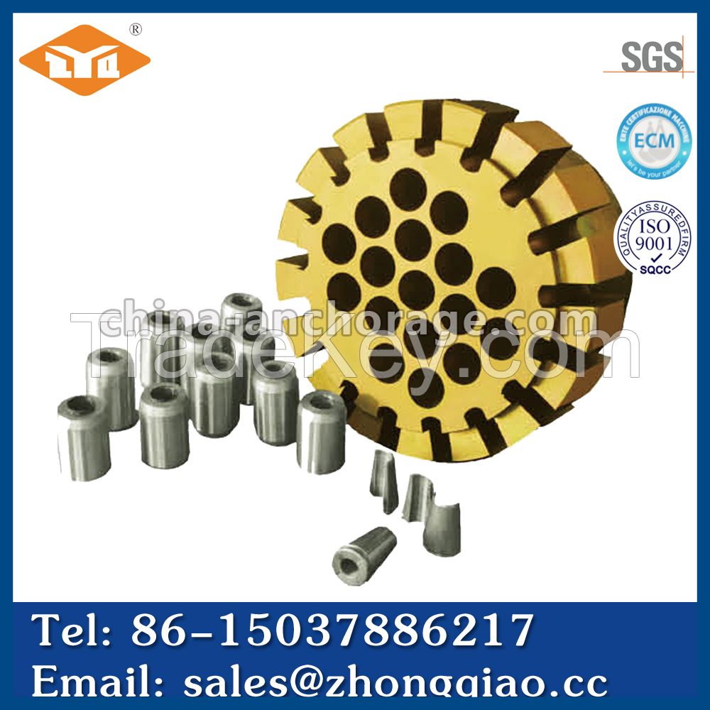 Prestressed Concrete Multistrand Round Anchorage Coupler