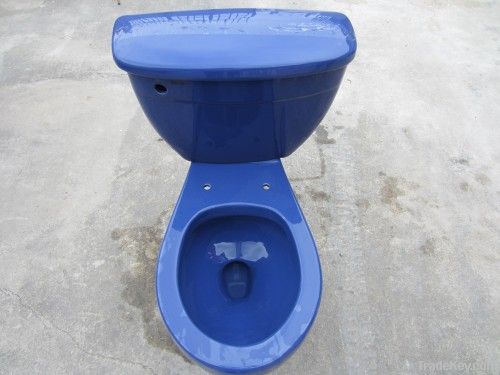 supply bule color  two-piece toilet