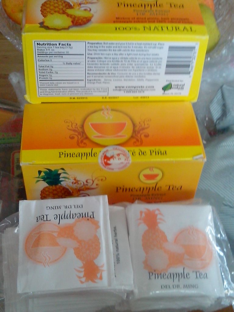 Del Pineapple, Dr Ming pineapple Slimming tea