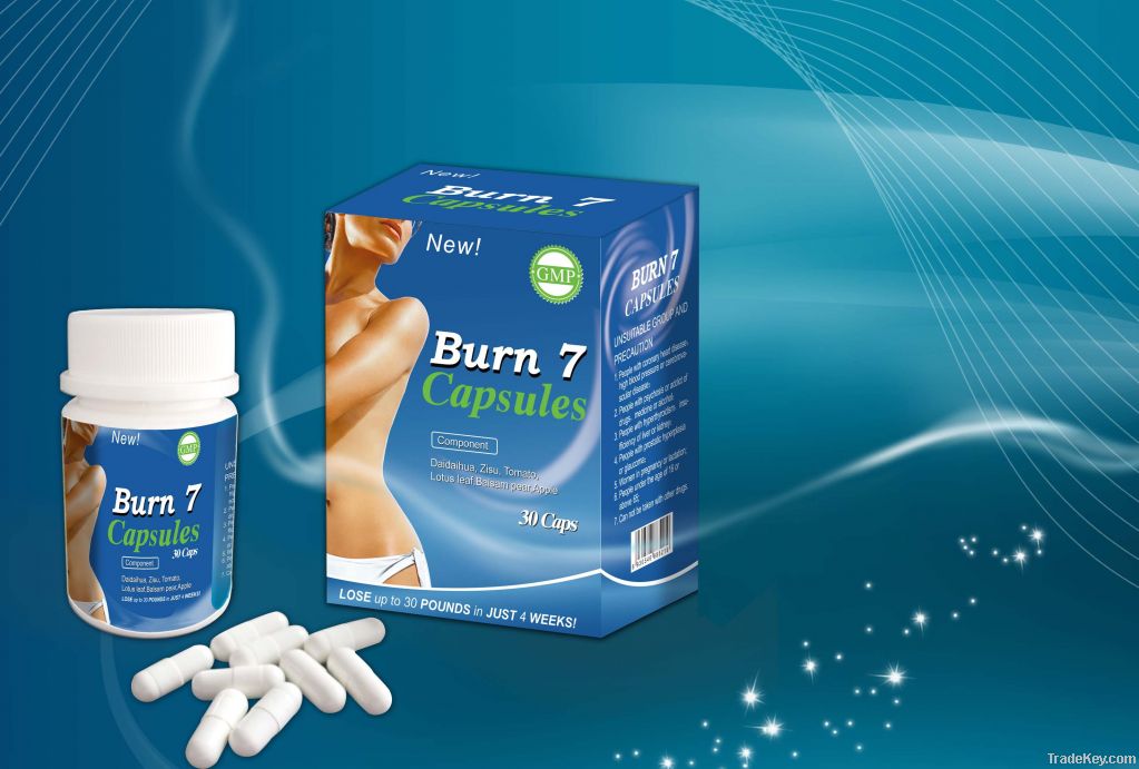 Burn 7 Slimming Pills, Fast Weight Loss Capsule M