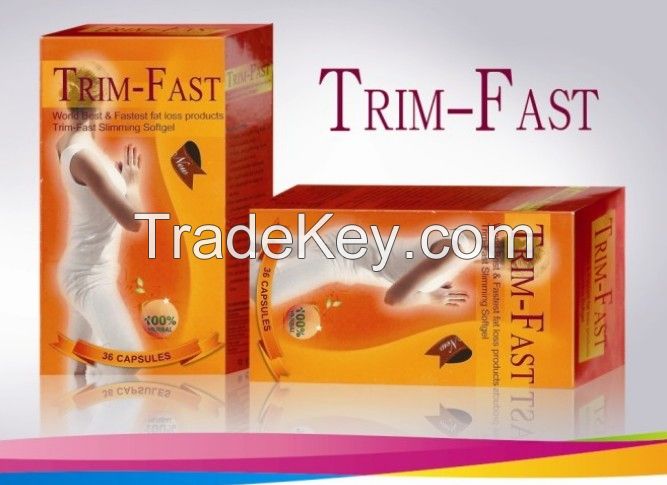 Trim-fast weight loss soft gel