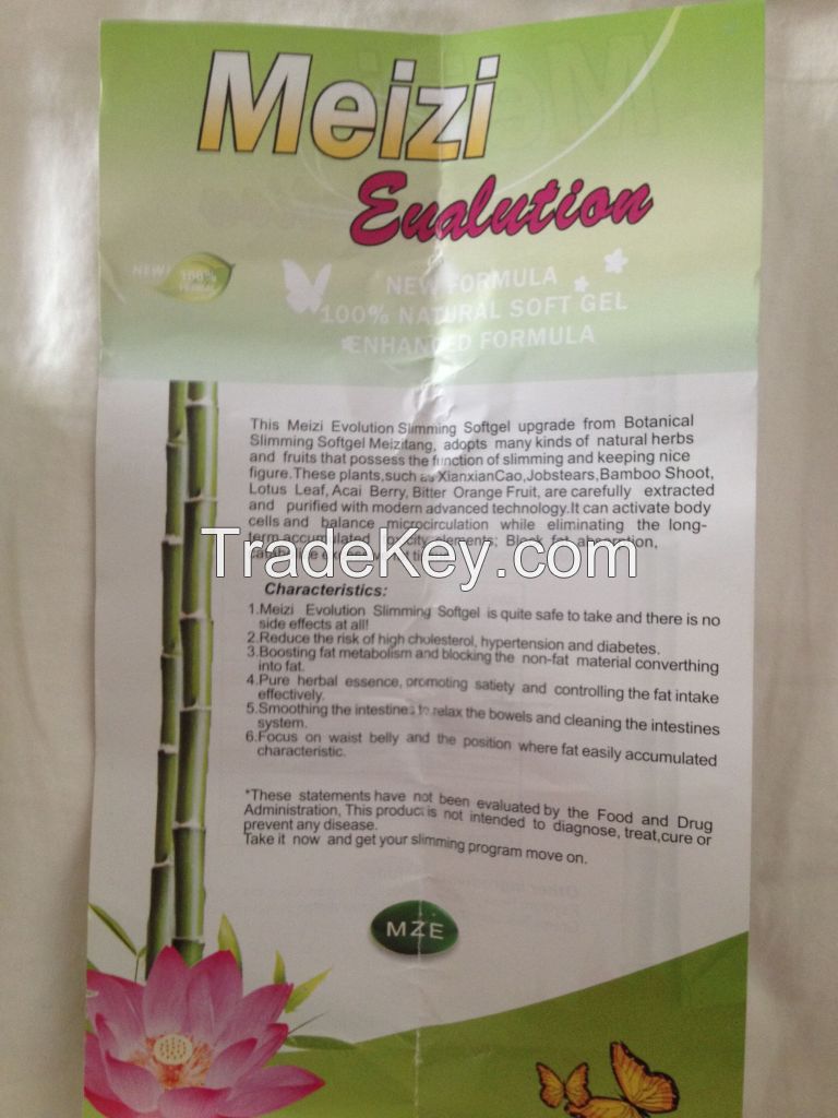 Meizi Evolution Botanical Slimming Weight Loss Softgel OEM/Private Lab