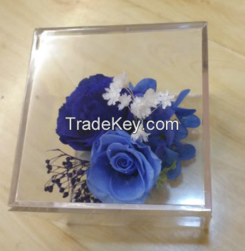 Preserved rose gift box