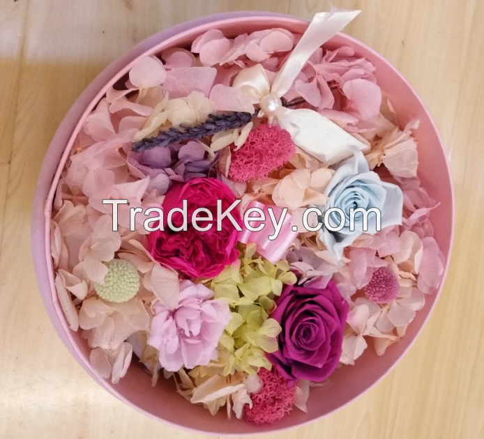 The preserved flower for boys and girls birthday gift