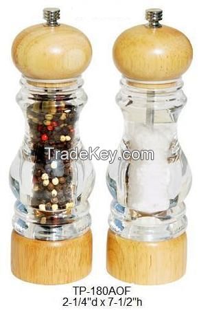 Wood/Acrylic - Pepper / Salt Mill