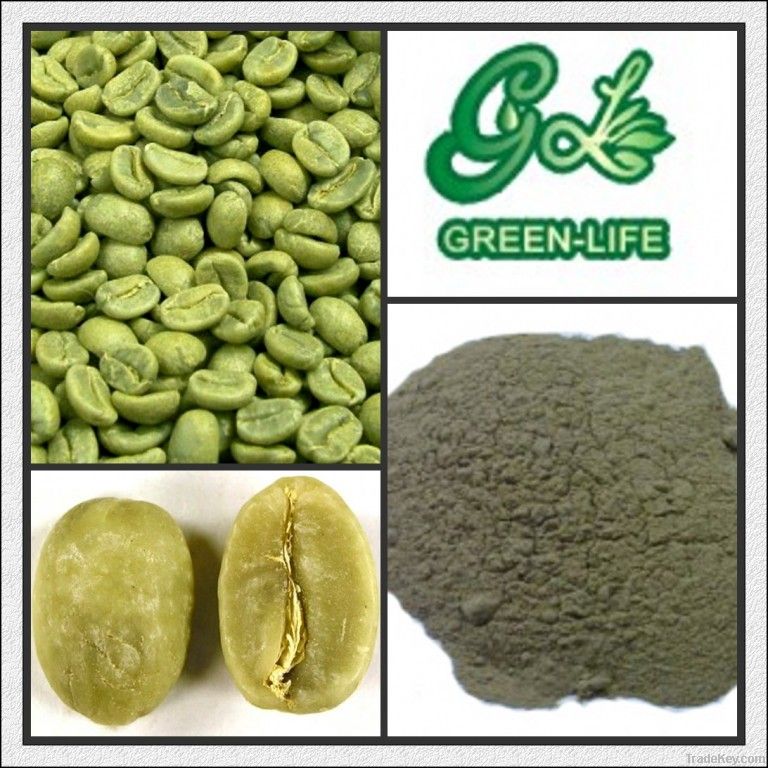 Chlorogenic Acid Green Coffee Bean Extract Powder P.E.