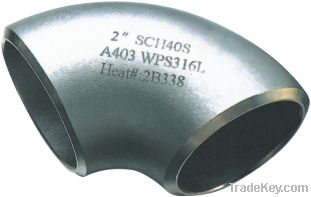 304/321/316L 90D/180D stainless steel elbow