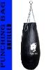 PUNCHING BAG / Sand Bag UNFILLED SPLIT LEATHER HEAVY BAG INCLUDING CHAIN ANY POSSIBLE SIZE /COLOR