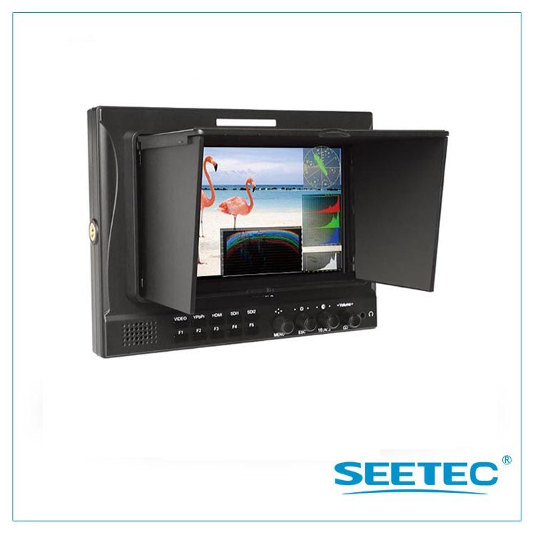 7&quot;Dual 3G-SDI Camera-Top Field Monitor with Vectorscope and Waveform