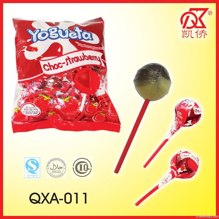21g Chocolate Chewy Centre Yogurt Lollipop