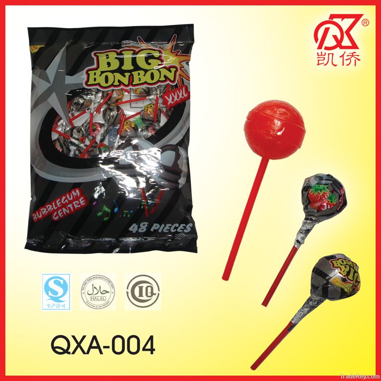 19g Halal Big Bon Bon Plastic Lollipop