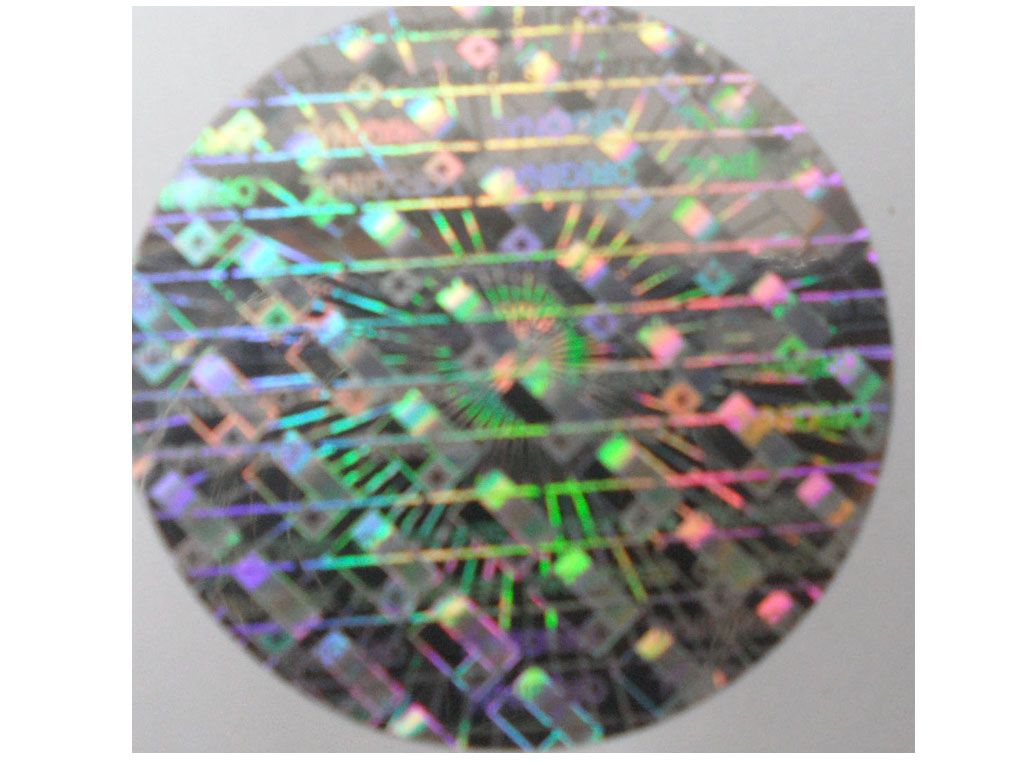 3D effect hologram sticker