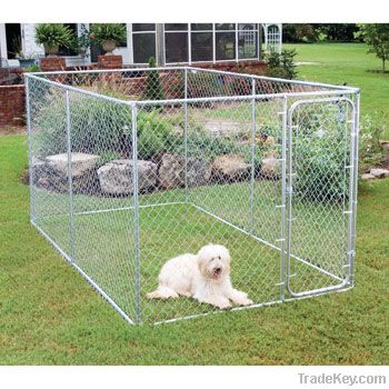 13 feet galvanized metal dog kennel for outdoor