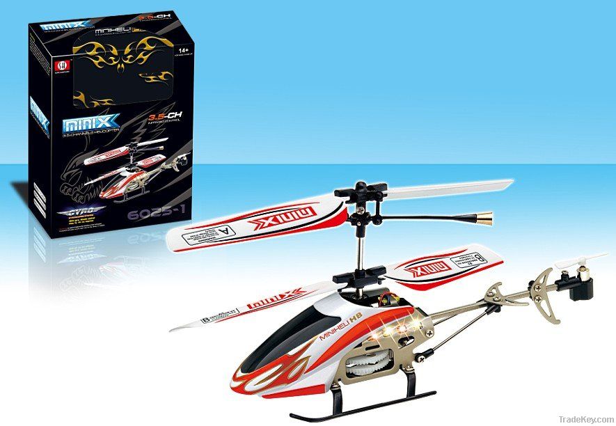 3CH RC Metal Helicopter with Gyro /SH 6025 Mini Helicopter / Good Qual