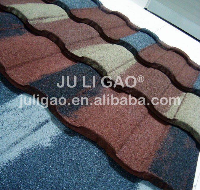 Roofing Material: Stone Coated Metal Shingle