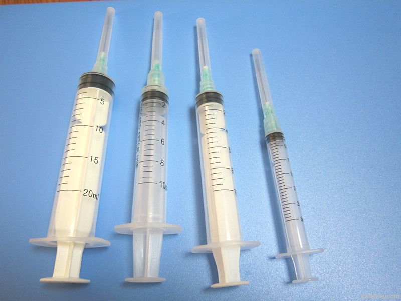 Medical disposable syringes