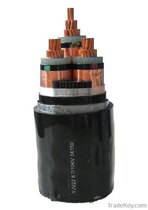 HOT! XLPE insulated steel tape armored PVC sheathed power cable