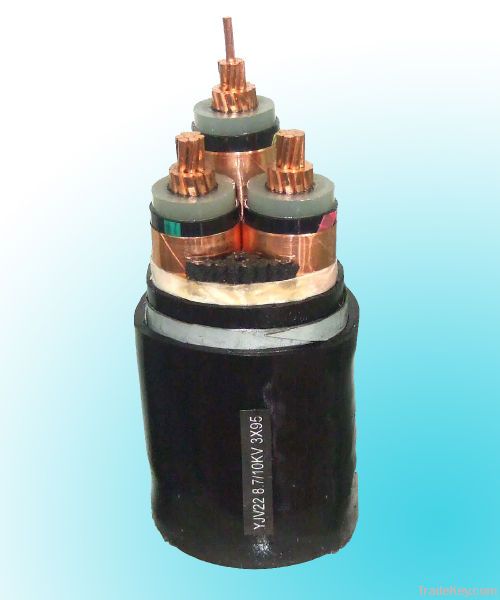 Copper conductor XLPE insulated power cable