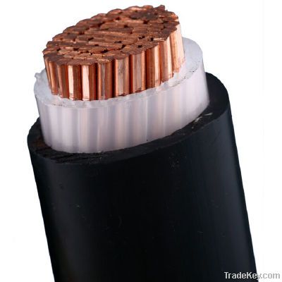 XLPE insulated PVC sheathed power cable