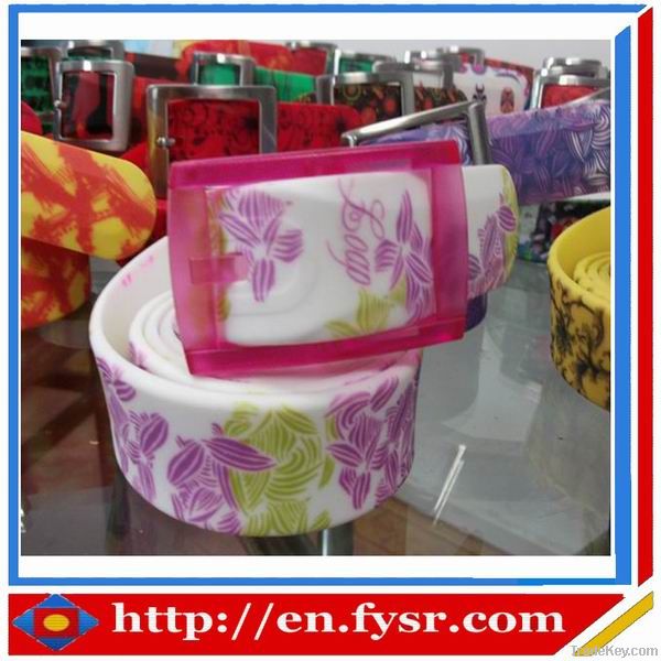 2012 promotional/hot sale/high quality/fashion silicone belt