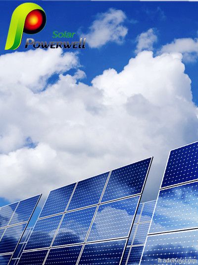 250W Mono Solar Panel With CE/IEC/TUV/ISO approval standard