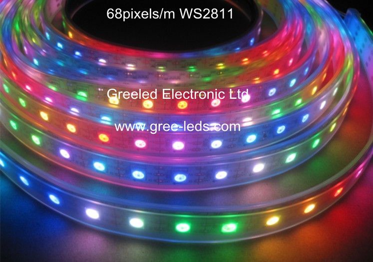 68pixels/m digital led strip with ws2811 IC integrated