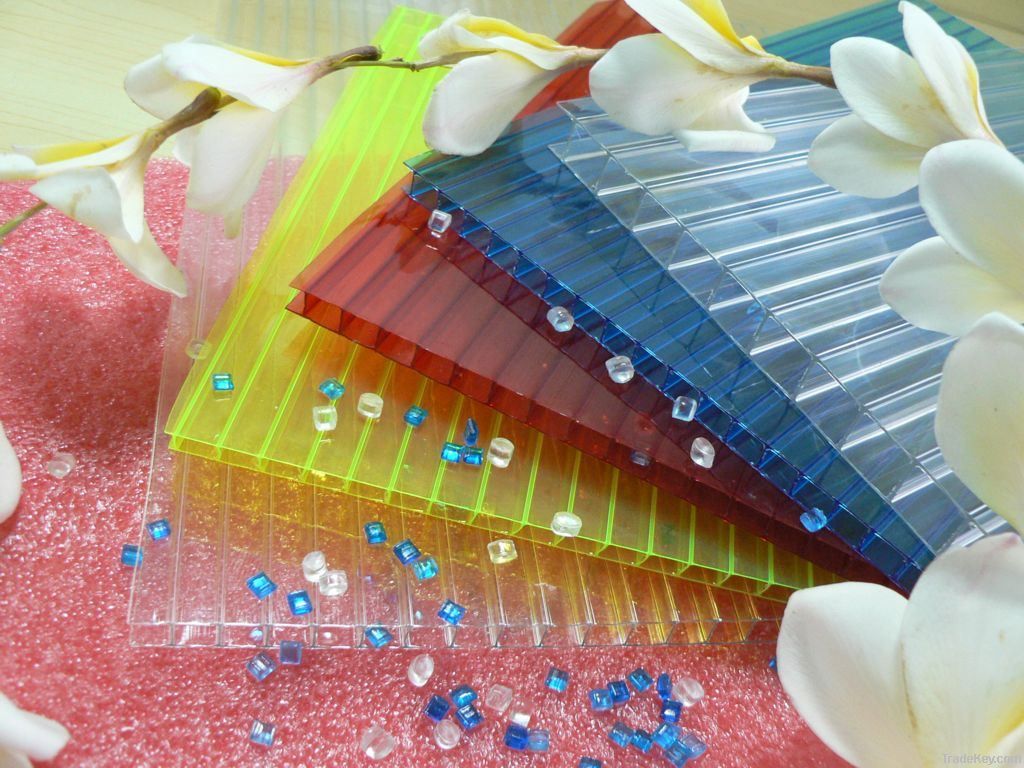 Colored Frosted Polycarbonate Hollow Sheet