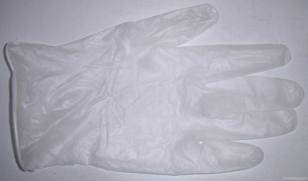 vinyl disposable glove clear