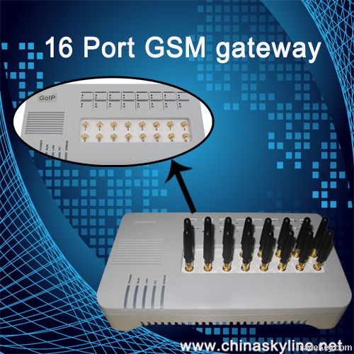 New edition 16 channel gsm voip gateway/terminal for call termination