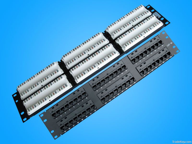 48 Port UTP Cat5E Patch Panel