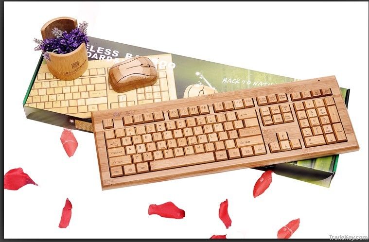 Environment nature friendly fashional wirelss keyboard