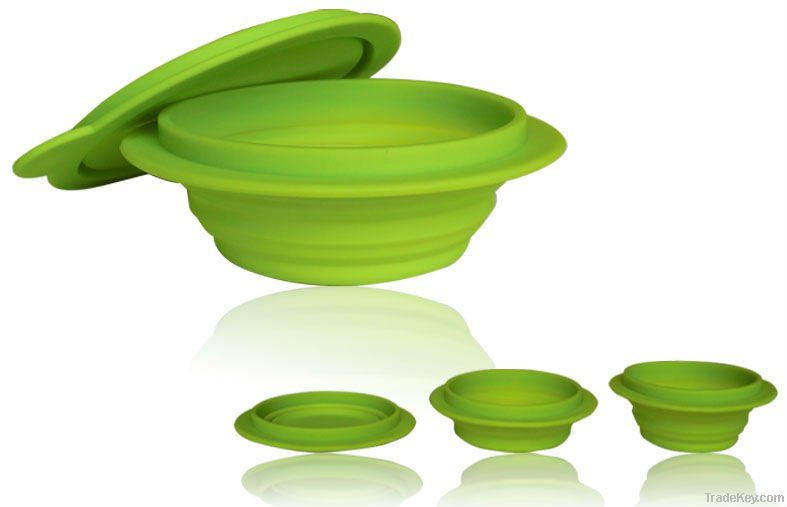 Novelty silicone food container with lid