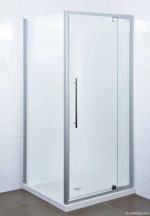 semi- frameless pivot 8mm adjustable shower enclosure