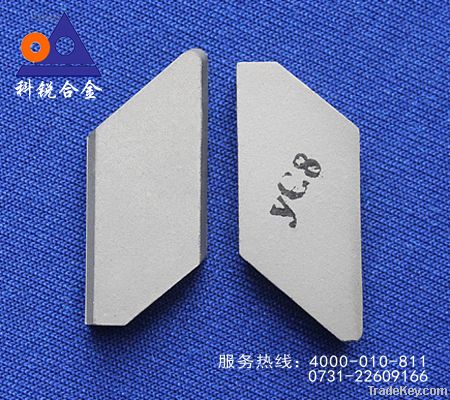 hihg quality YG8 cemented carbide brazed tip Zhuzhou
